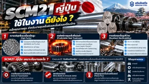 เหล็ก SCM21 ญี่ปุ่น คุณสมบัติการชุบแข็งผิว การกลึงขึ้นรูป และการใช้งานผลิตเฟือง เพลา และชิ้นส่วนเครื่องจักรอุตสาหกรรม