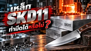 เหล็ก SKD11 ทำมีดได้หรือไม่ คุณสมบัติเหล็กเครื่องมือ SKD11 สำหรับผลิตใบมีดและเครื่องมือตัดอุตสาหกรรม