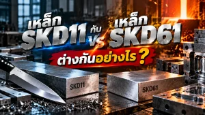 เปรียบเทียบเหล็ก SKD11 กับ SKD61 ความแตกต่างของเหล็กเครื่องมืองานเย็นและงานร้อน สำหรับผลิตแม่พิมพ์และเครื่องมืออุตสาหกรรม