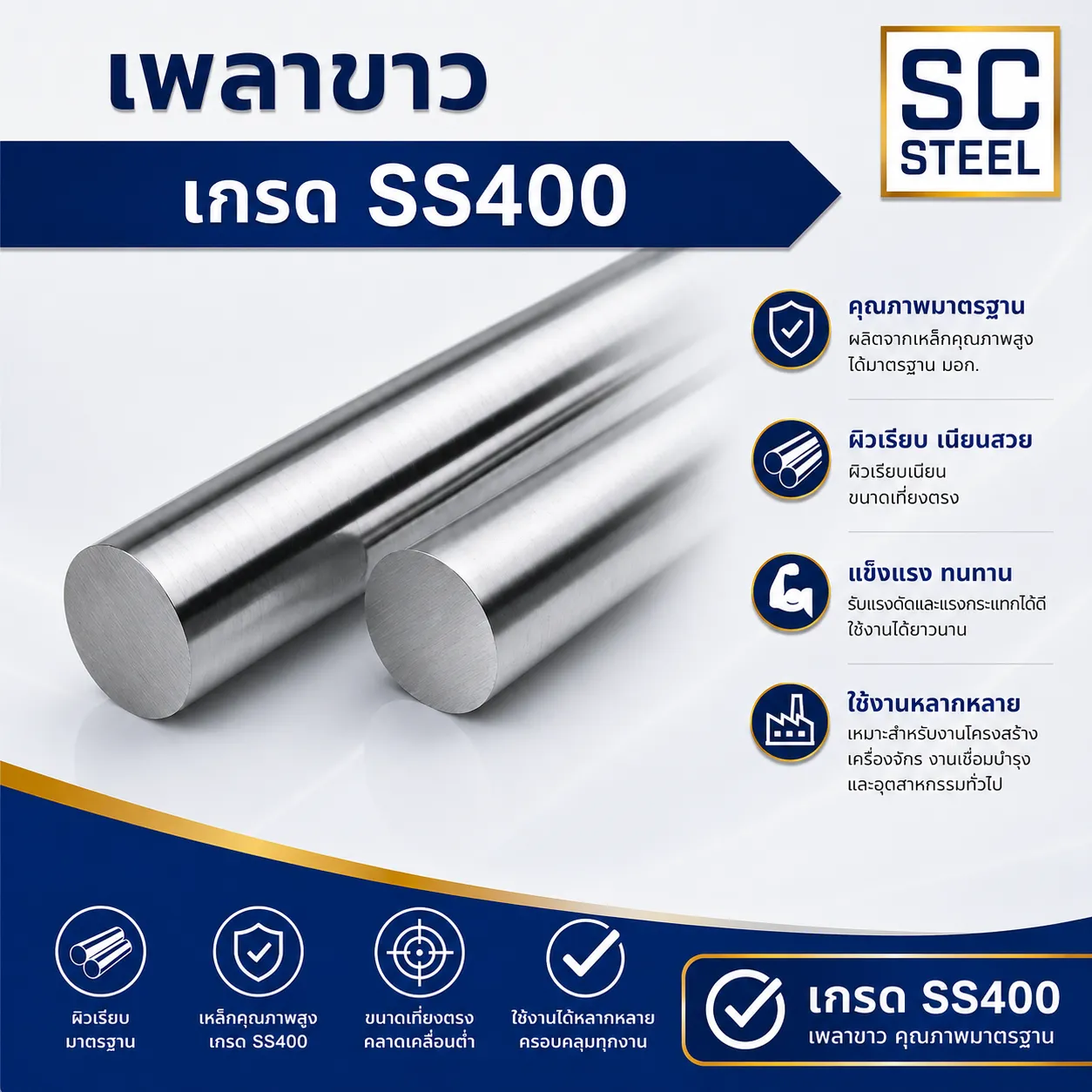 เหล็ก 2 แผ่นสแตนเลส 310